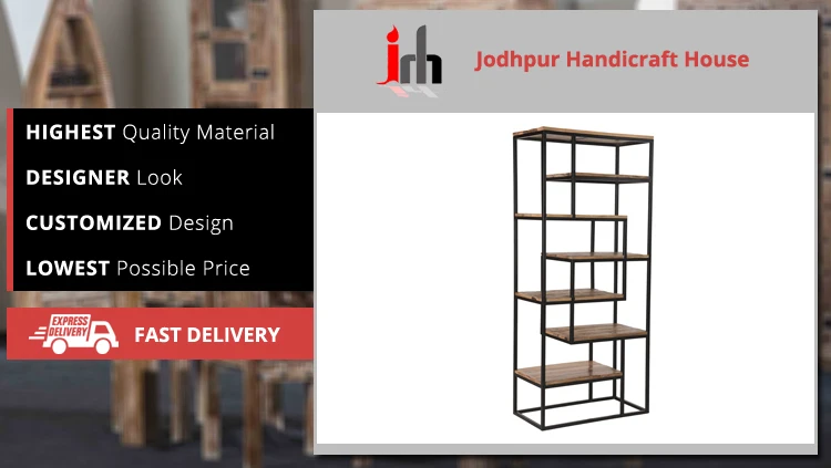 
Highest Quality Strong Wooden Material 8 Section Wooden Bookshelf for Library 