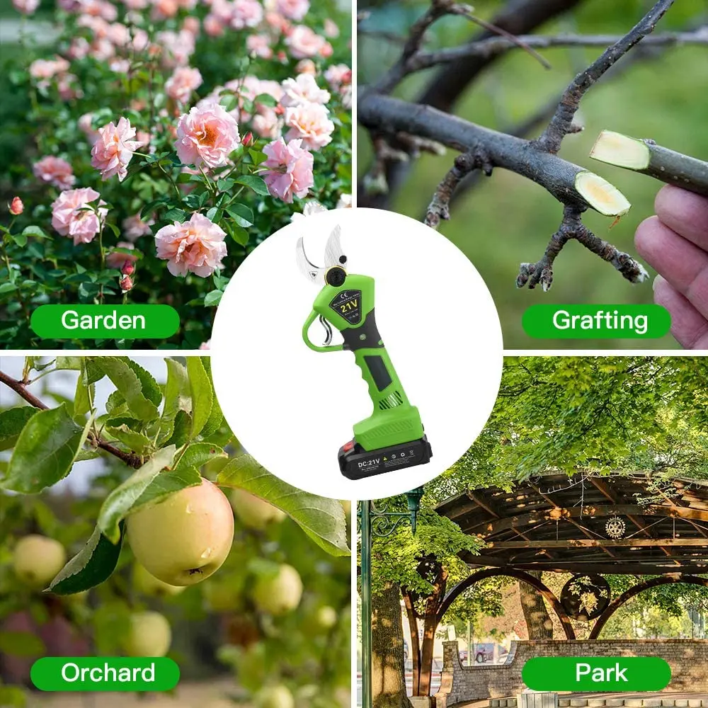 Multifunctional Lithium Electric Branch Shear Lithium Li-ion rechargeable battery cordless power scissors