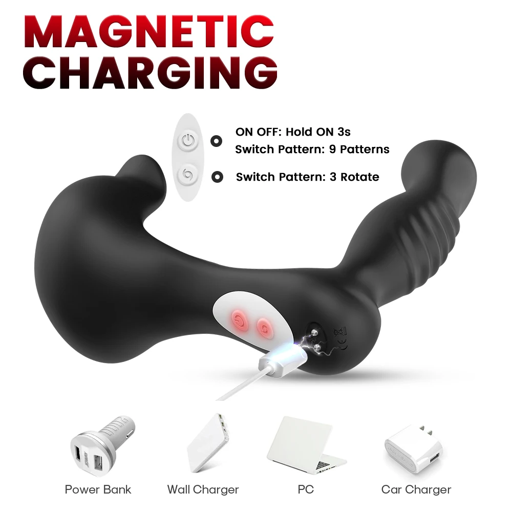 Original factory multi function masturbation device 9 speed prostate massage vibrator