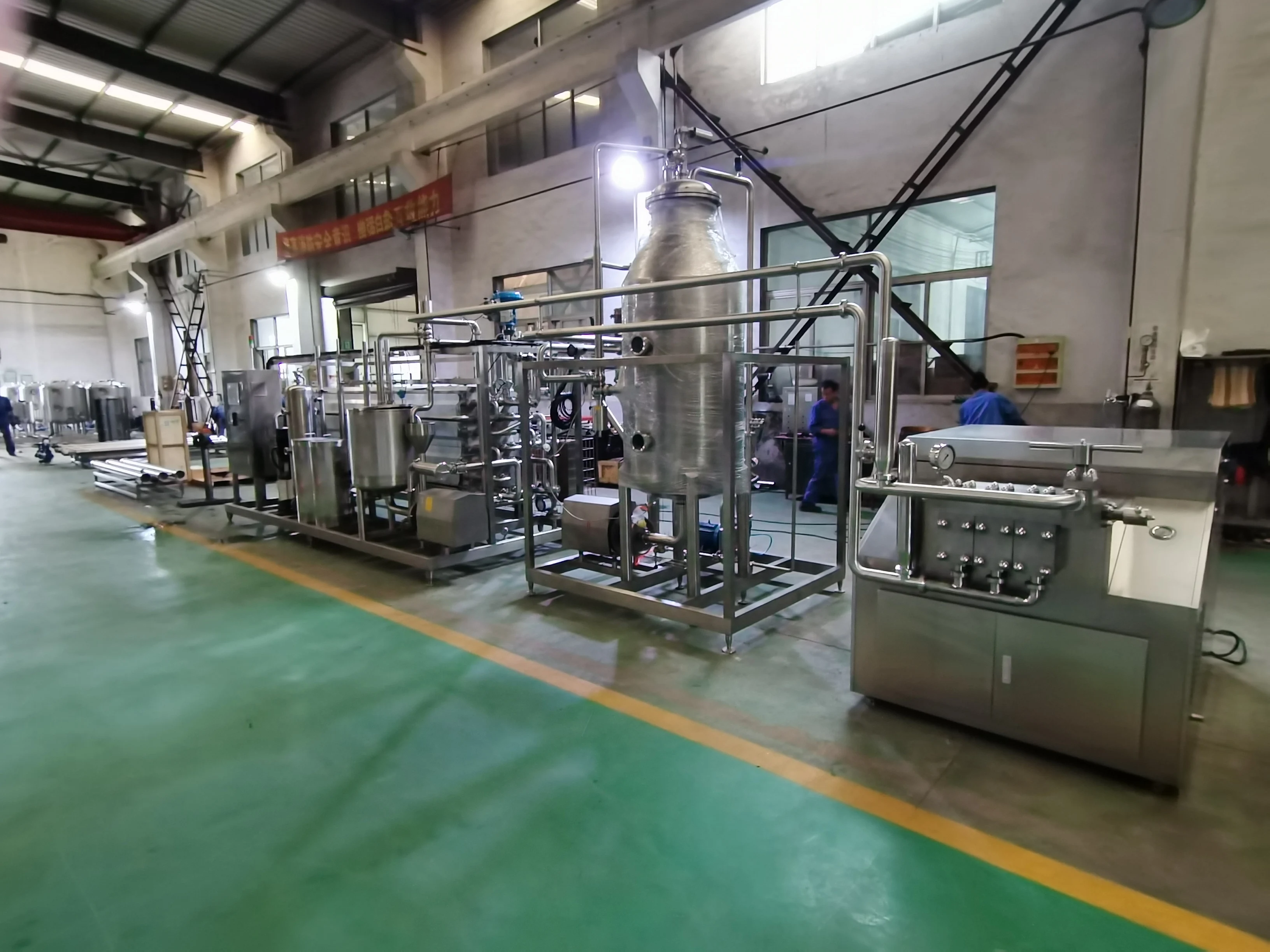 Гомогенизатор полная линия обработки йогурта автоматический гомогенизатор для молока высокого