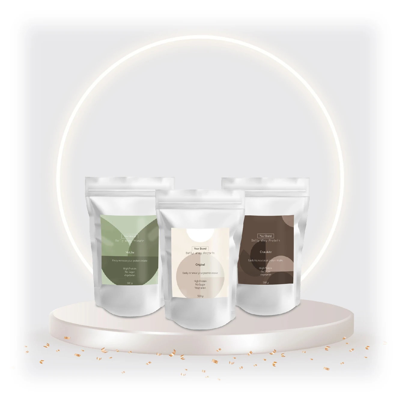 Customize flavor muscle builder nano gnc pancake protein