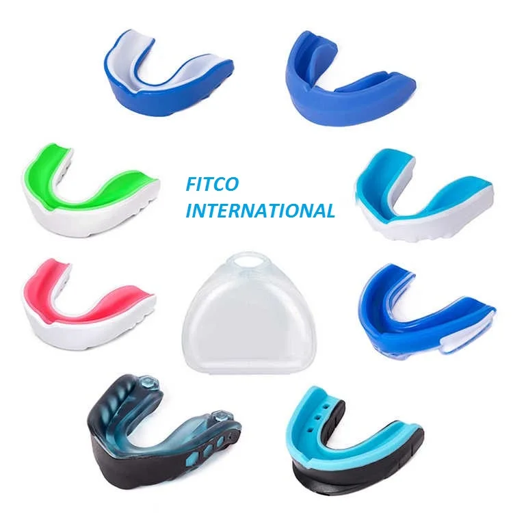 Excellent Quality Eva rubber football mouth guards with lip Mouth guard Customized