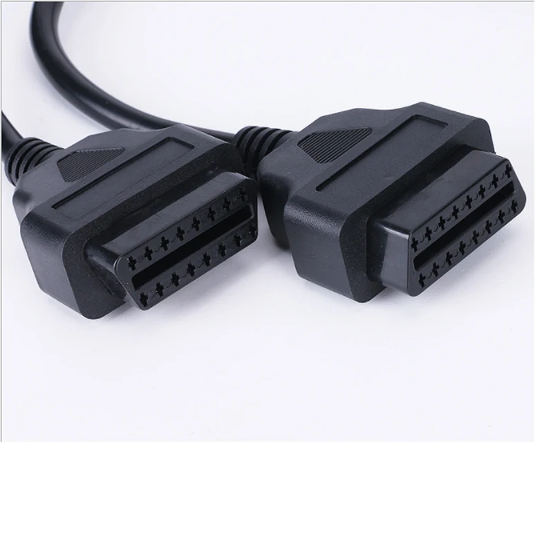OBD2 Удлинительный кабель сплиттер 16 контактный Мужской Двойной Женский Y