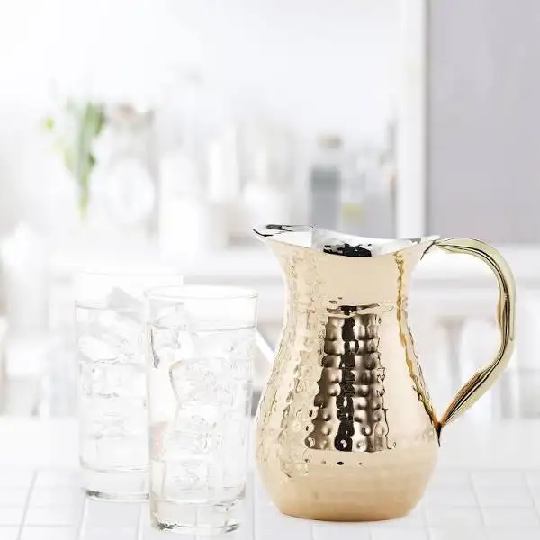 Кувшин для питьевой воды из чистой меди с крышкой Медный сосудов Московский мул здоровая питьевая вода заводская цена