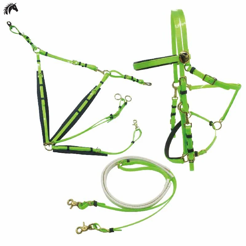 Full Set Endurance Bridle Halter, Endurance Saddle Horse Bridle Halter Rein And Martingale