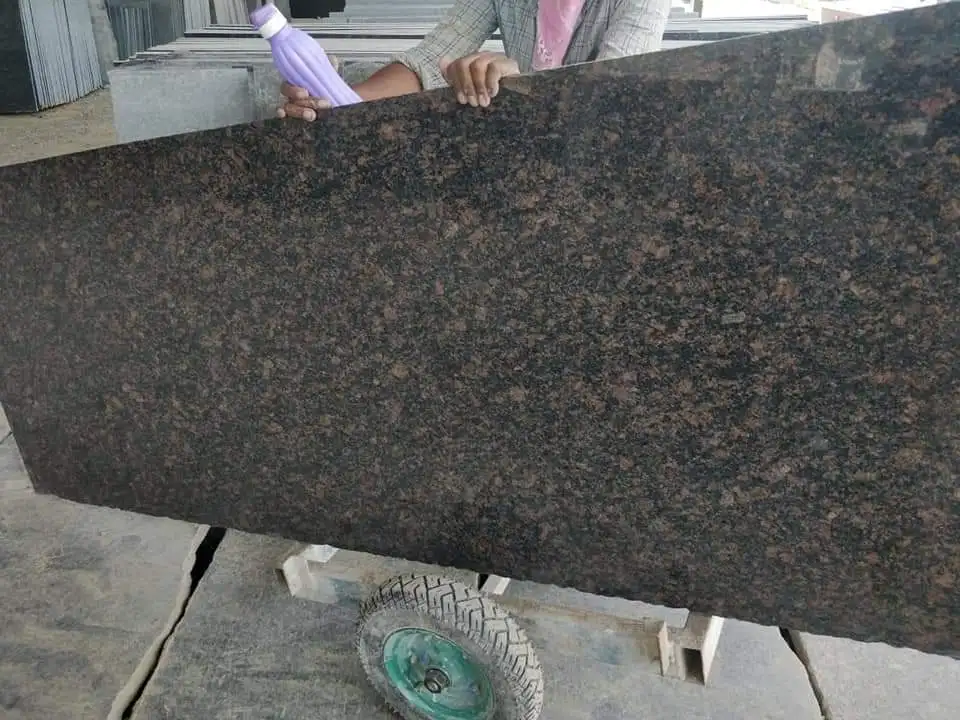 Discounted Price Honed Tan Brown granite for Flooring Steps Staircase New Look matt finish