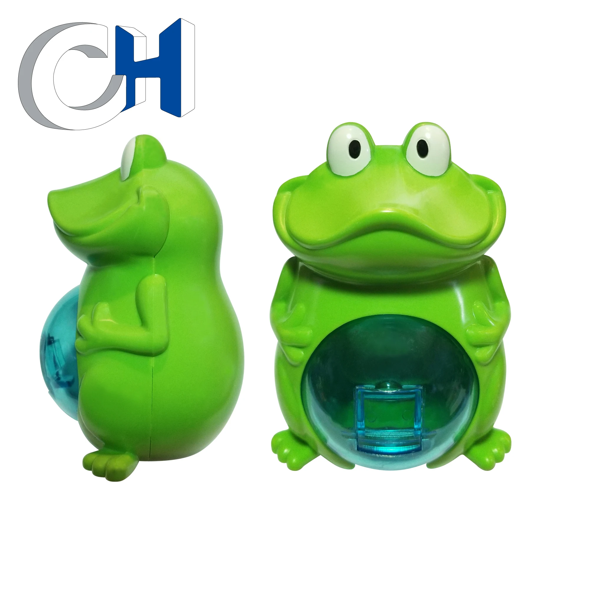 High Quality Funny Colored Plastic animal frog candy toy