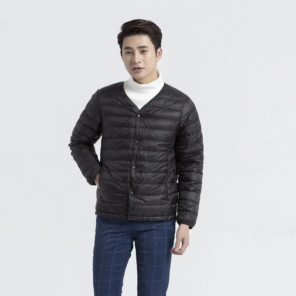 MEN ULTRA LIGHT DOWN COMPACT V NECK CARDIGAN WITH HIGH QUALITY IN VIETNAM