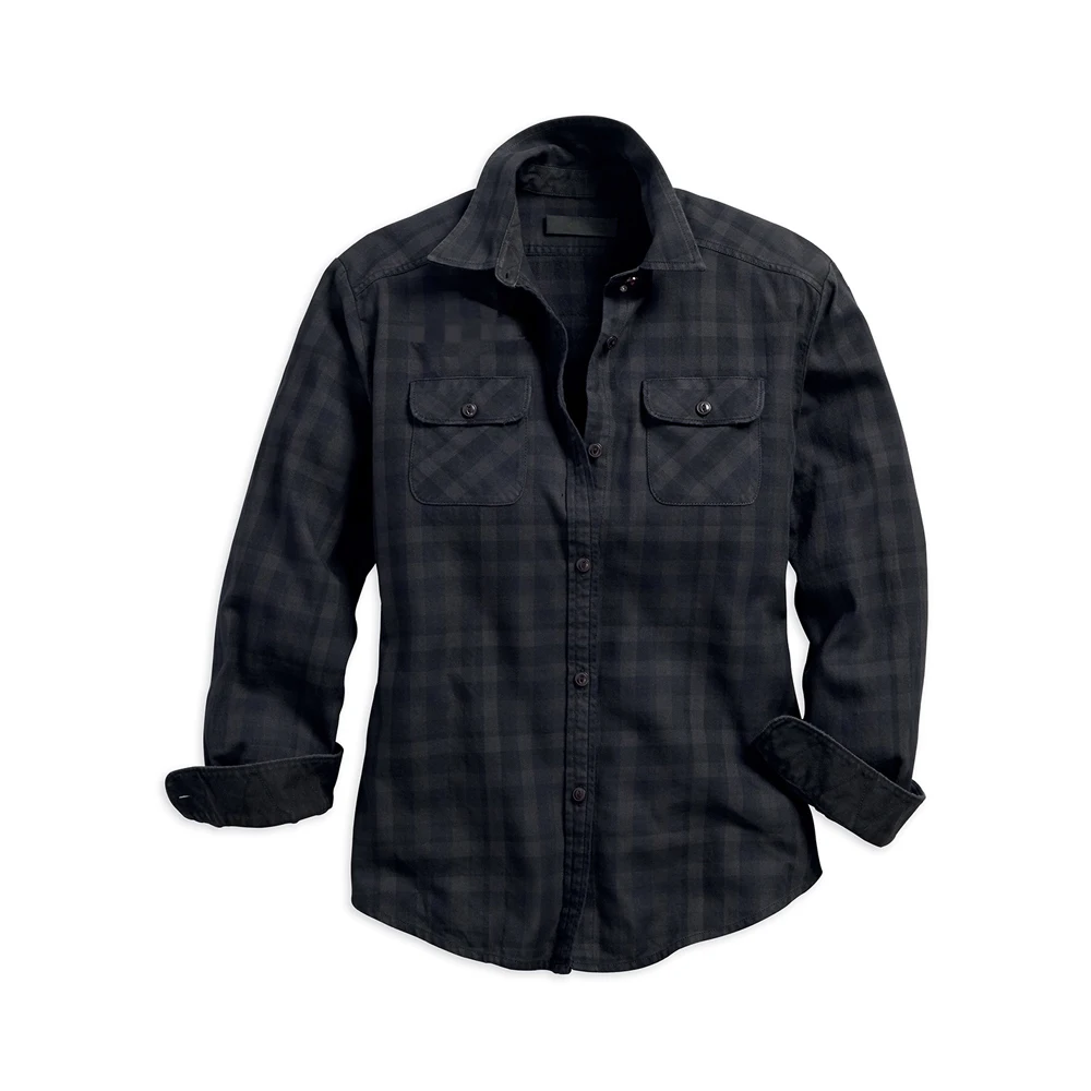 Best quality cotton yarn dyed flannel shirts with Kevlar lining, Biker flannel shirt for men, Prime Protection
