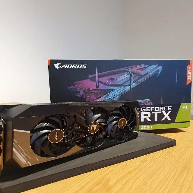
GIGABYTE NVIDIA AORUS GeForce RTX 3060 Ti MASTER 8G Gaming Graphics Card with GDDR6 Memory Support AMD Ryzen 9 5900X CPU 
