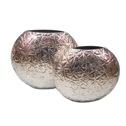 Hot Selling Aluminium Flower Vase For Home And Wedding Decoration For Living Room Tabletop Flower Vase Modern Sculpture