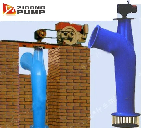 large capacity vertical propeller pump FRP glassfibre material axial flow pump for salty seawater