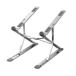 Adjustable folding portable desk computer holder ergonomic adjust aluminum metal foldable notebook laptop stand for macbook