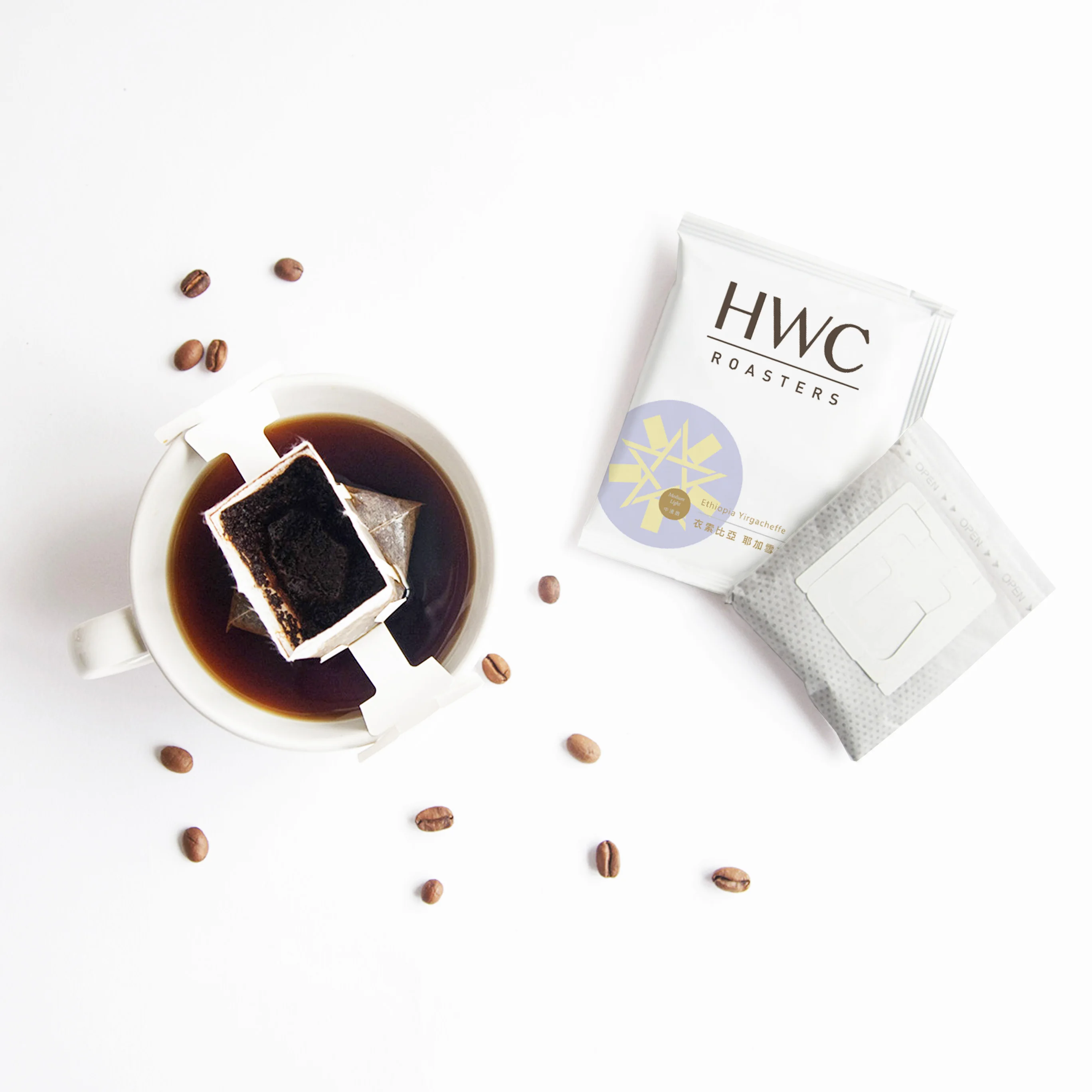 Ready to Ship Brazil Dulce & Guatemala Hueuetenango & Ethiopia Yirgacheffe drip bag ground coffee set for 9 pcs / box