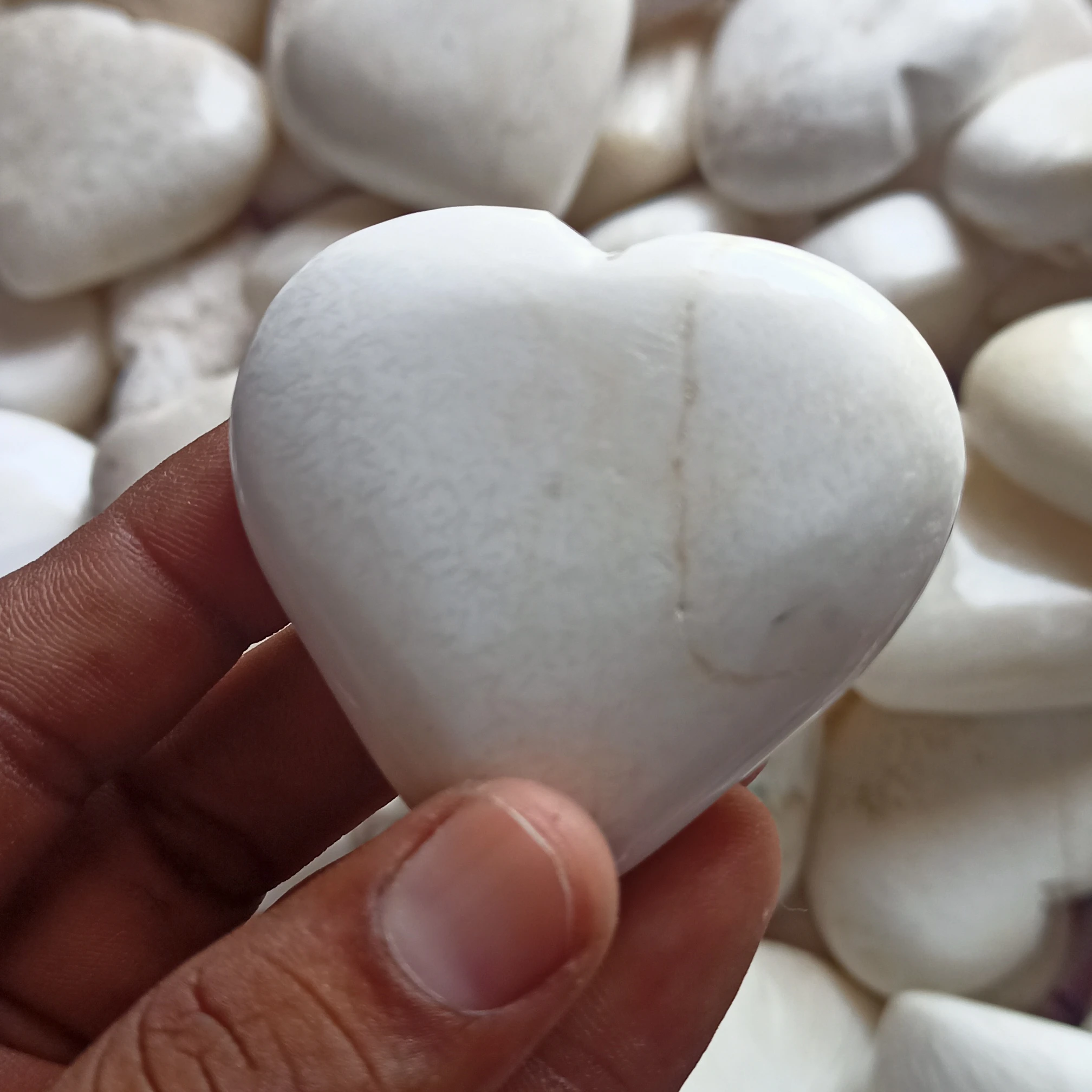 Природный высококачественный сколецит в форме сердца розовый великолепный редкий камень для заживления энергии Кристальные продукты с положительной энергией