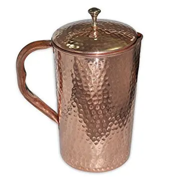 Best Selling Item Copper Jug Indian Style 100% Pure Copper Water Jug for Drinking Purpose for Sale