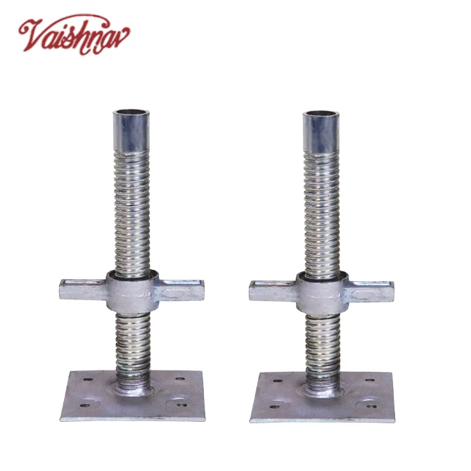 Scaffolding Adjustable Screw Jacks Hollow Base Jack Construction Scaffolding Cuplock Accessories X 4mm Pipe Universal Jack 38
