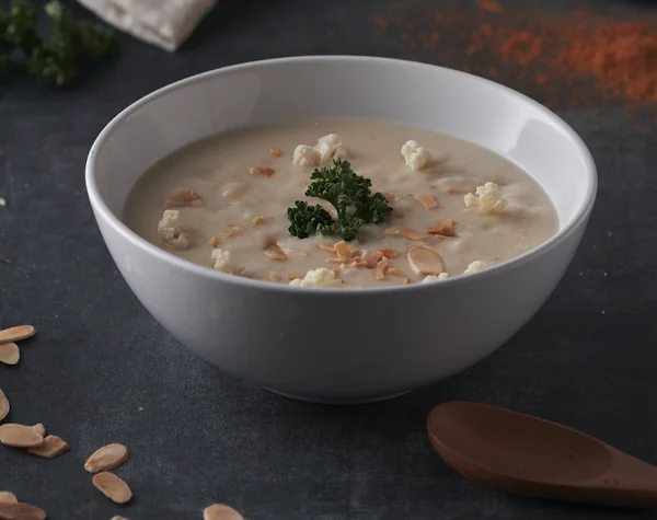 Мгновенный суп итальянская кухня с капучинатором луком мукой кремом миндалем куриным запасом соль без добавок для семьи