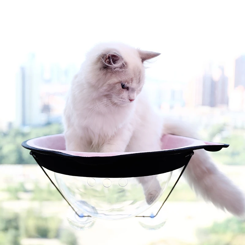 Cat Window Hammocks Window-Mounted Cat Bed with Strong Suction Cups Hold Up for Cats and Small Dogs