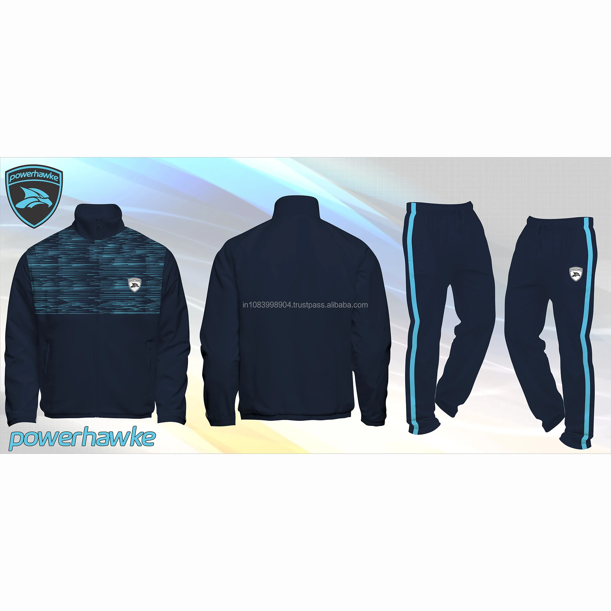 Wholesale custom logo men sweat suit sets jogging suits custom soccer cricket tracksuits for men