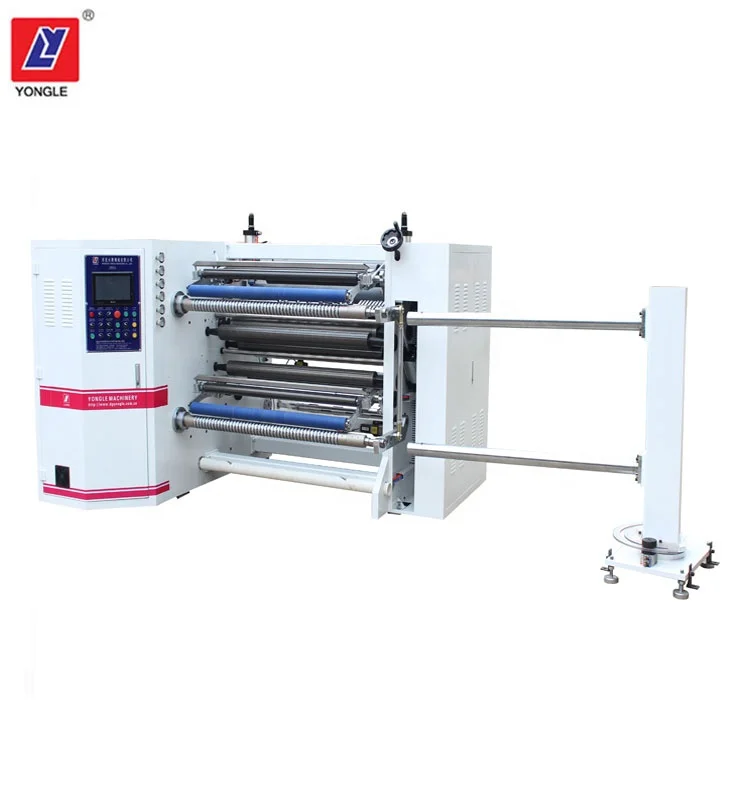PVC Film Plastci Film Jumbo Roll Rewinder Slitter