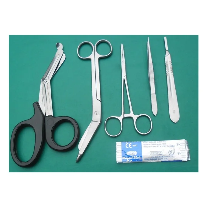 5 PCS FIRST AID EMERGENCY TRAUMA RESPONDER KIT CE CERTIFIED