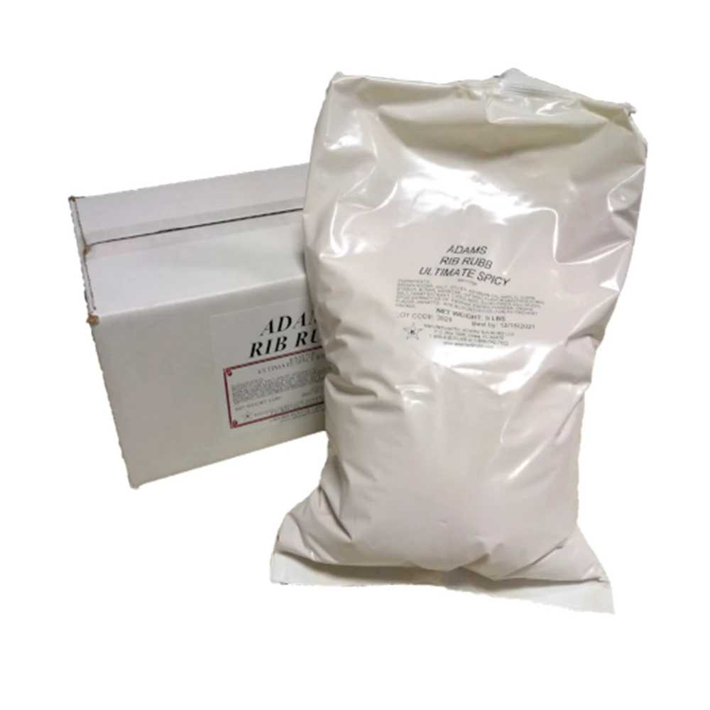 
Adams Rib Rubb, 5lb, Spicy Bag High Quality Beef Jumbo Spices BBQ Seasoning Packet 