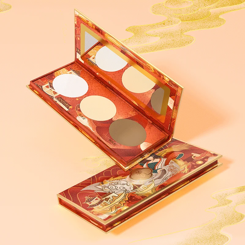 Meilamei factory wholesale 3 Colors Bronzer Powder Makeup Highlight Contour Matte Palette MLM8422