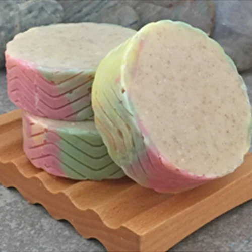OEM/ODM Handmade Herbal Green Soap with Aloevera for Oily Skin Care for Hotels Amenities