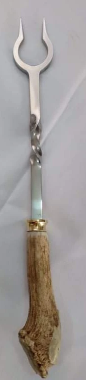 Custom Handmade  Bar B Q  Knife Set  With Stag  Handle