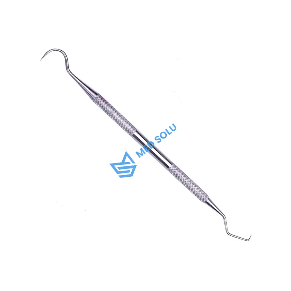  Полый ручной зубной скалярный двухсторонний инструмент для ухода за зубами скалер