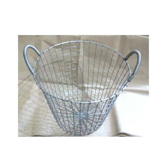 Круглая металлическая корзина из проволочной сетки корзины для хранения ручной работы декоративная большая белья