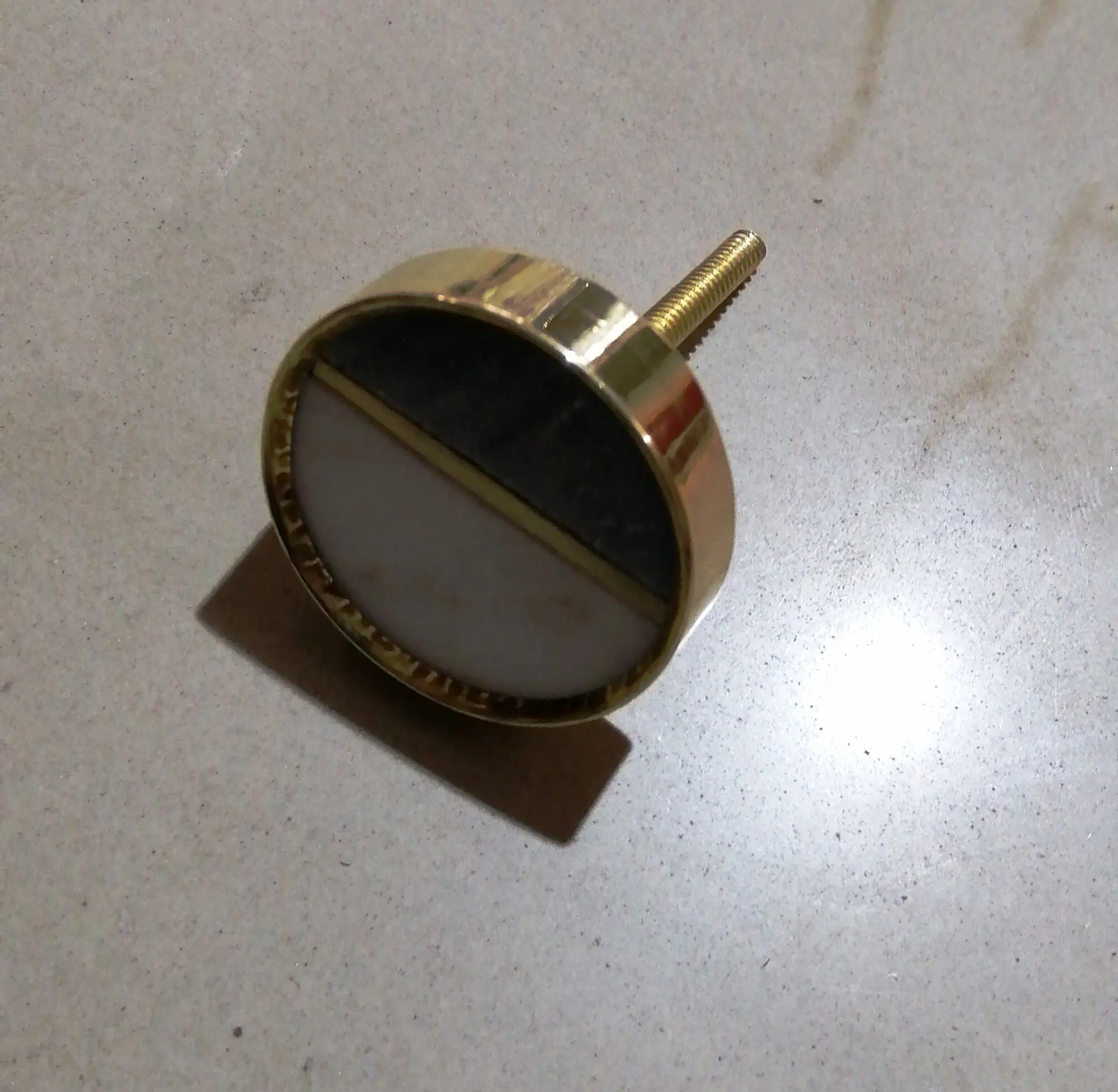 Ручка для шкафа из мрамора и латуни новейшего дизайна в скандинавском современном стиле под заказ каменные ящики ручки Индии