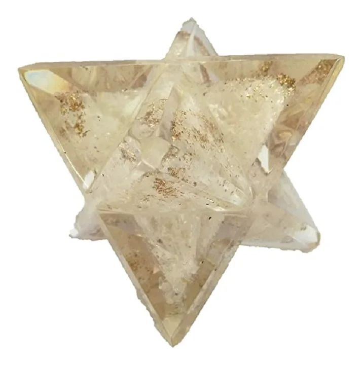 Premium Quality New Design Merkaba Star Agate Healing Gemstone Crystal From Indian Exporter for Sale