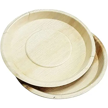 Longleef Party Plates Compostable Eco Friendly 10 Inch Square Biodegradable Areca Disposable Palm Leaf Plates