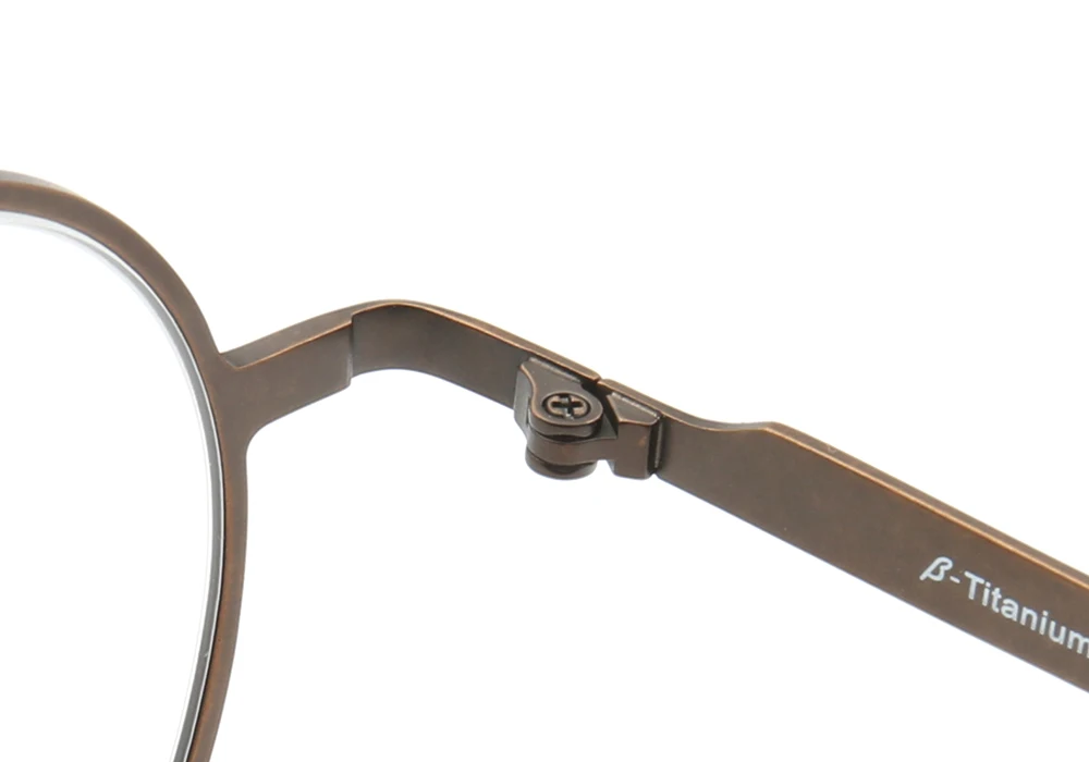 2021 customized Pure Titanium glasses  full frame Optical Frame eyeglasses blue light blocking reading and myopia glasses 7724