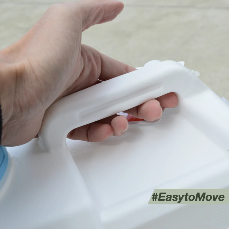 
25 Liter HDPE Portable Water Storage Container, Outdoor Water Tank, Camping Water Bucket 