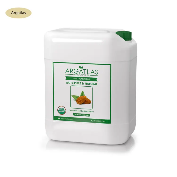 Wholesale Dealer of Most Selling Best Beauty Products Cold Pressed Sweet Almond Carrier Oil from Morocco Exporter