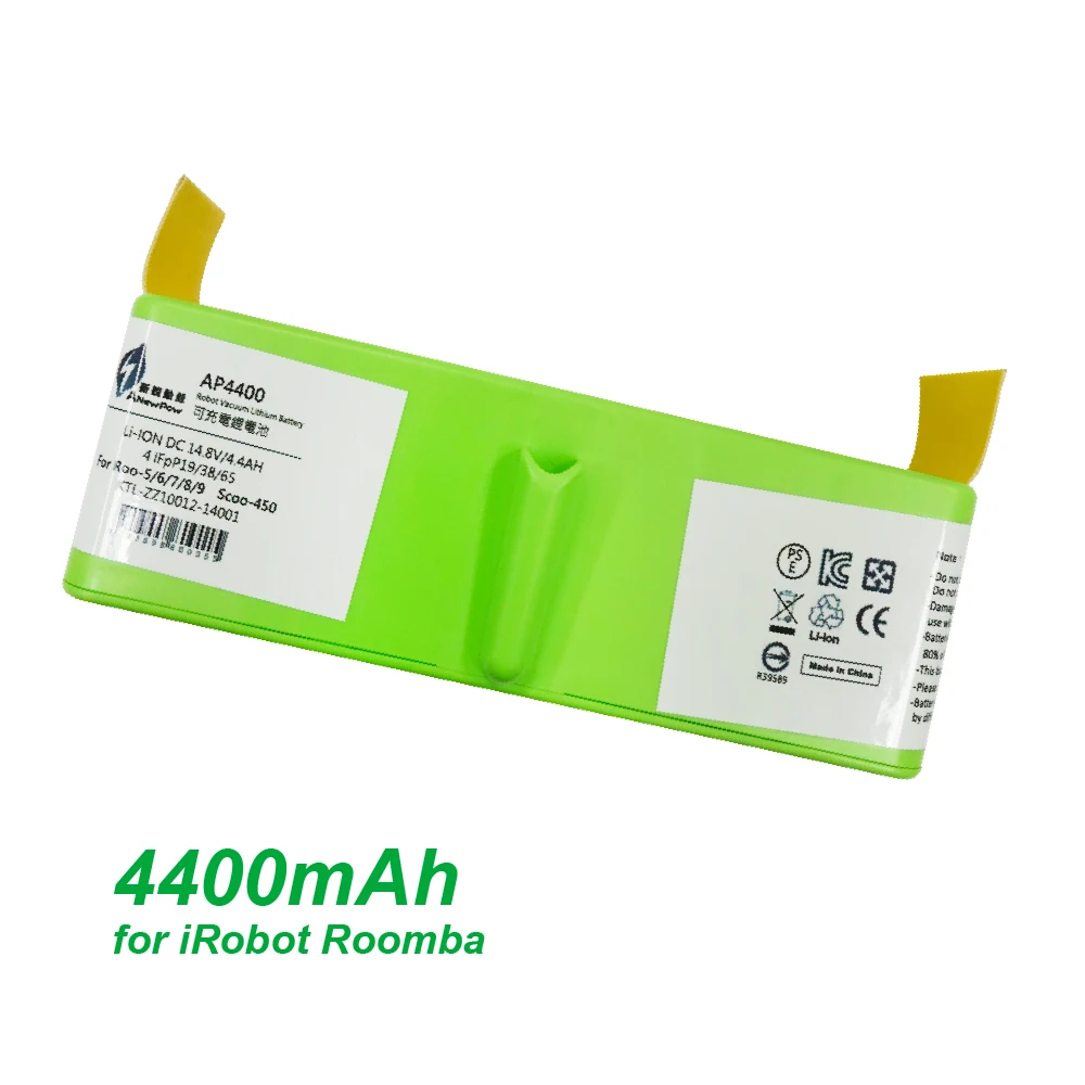 
4400mAh 14.8V with Ultra Lightweight for Vacuum Li-Ion Battery 