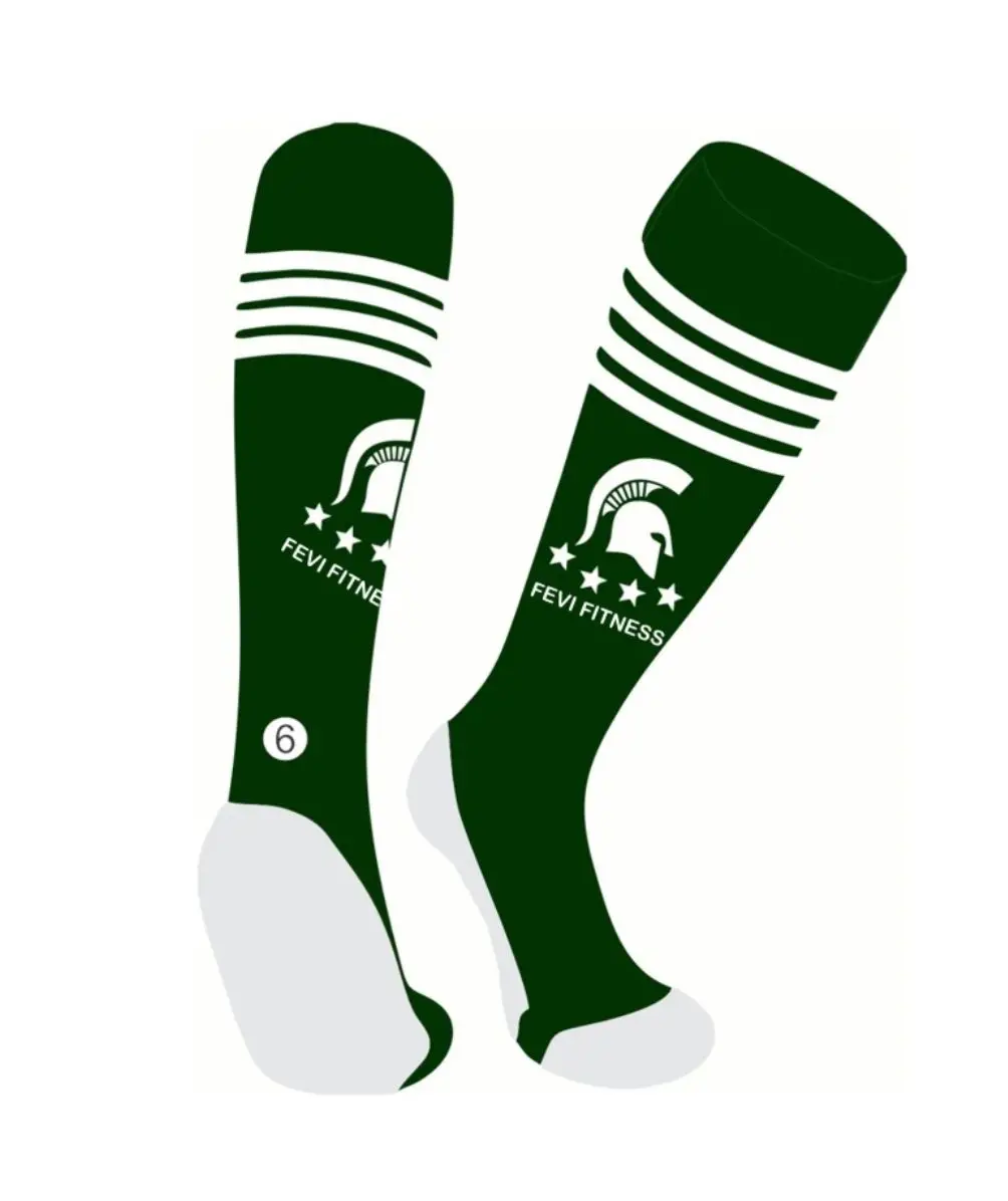 OEM ODM Sport Socks Customized Logo Cotton Athletic Sports Cycling Socks Men Gym Workout Terry Sport Cotton Polyester Socks