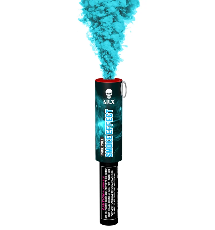 fireworks import from Liuyang color smoke tube fountain smoke grenade daytime fireworks for wedding color full smoke bomb