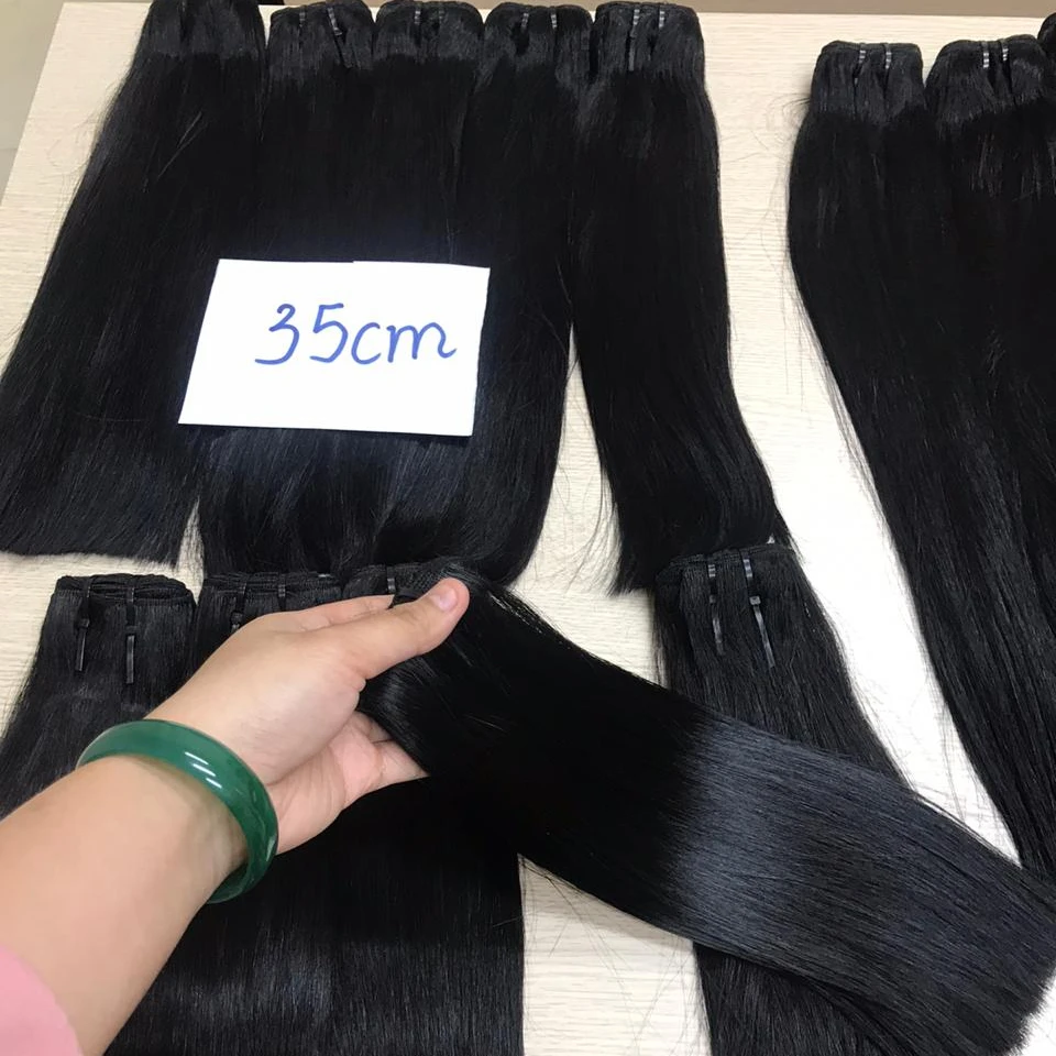 Bamboo hair Vietnam weft hair from 100% virgin Vietnam full color