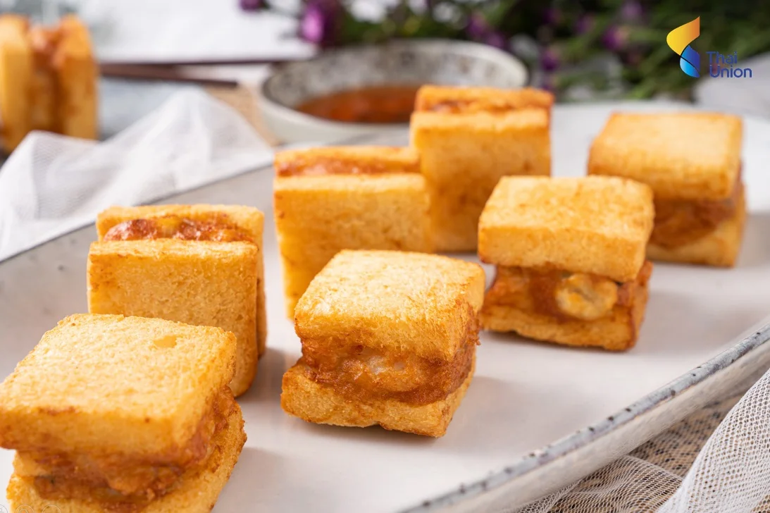 Горячий продукт замороженные продукты предварительно жареные креветки menbosha тостов готовые к употреблению для розничных и пищевых услуг сделано в Таиланде Тайланд Юнион