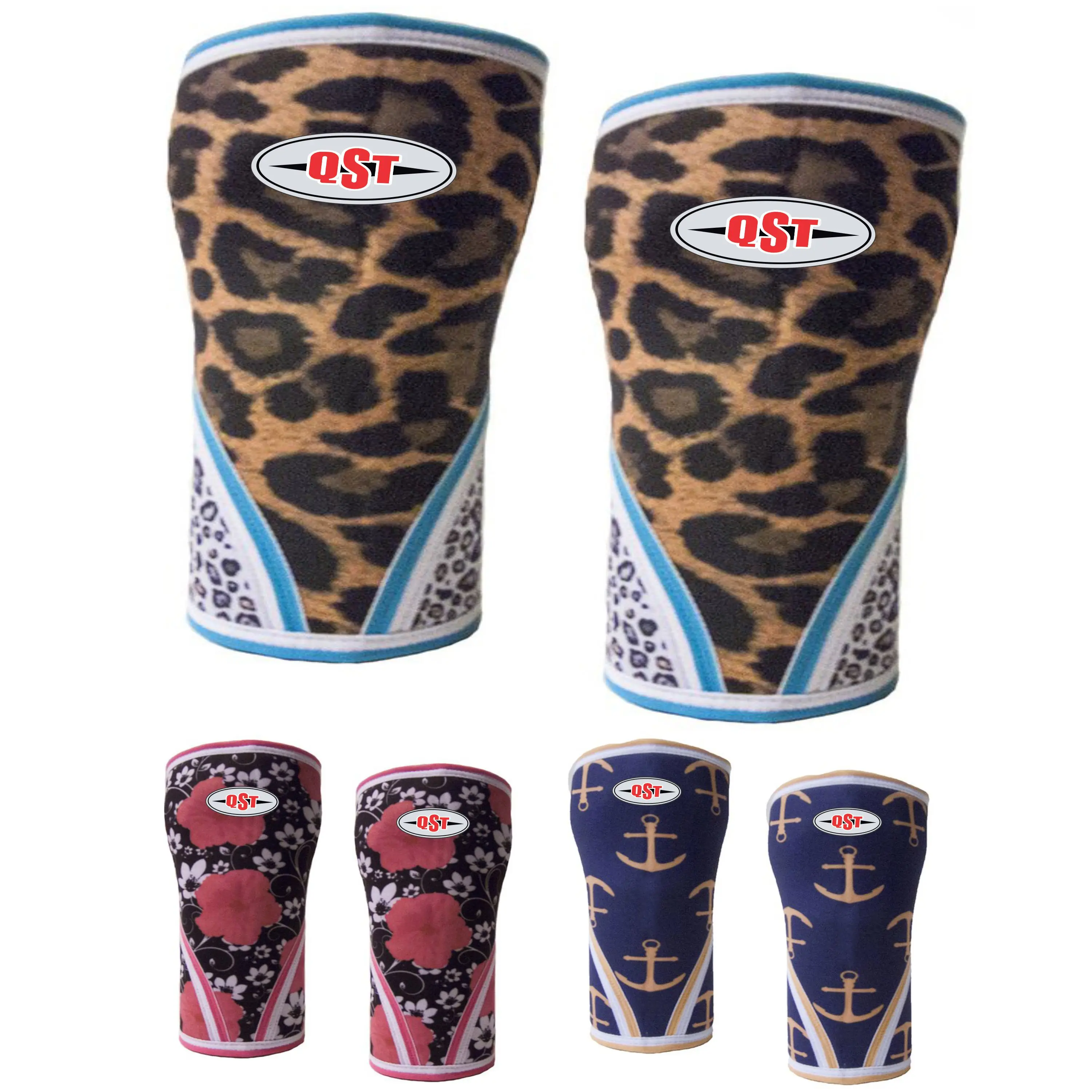 Knee Sleeves Powerlifting Weightlifting Knee Brace Supports Neoprene Waterproof Fitness Cross-fit knee sleeve