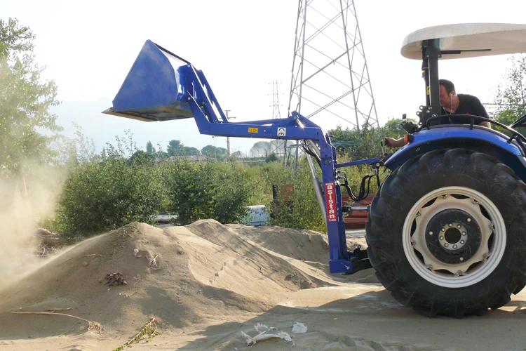 Tractor Loader Dumper Tractor Back-Rear Loader With Raising Ram Tractor Loader