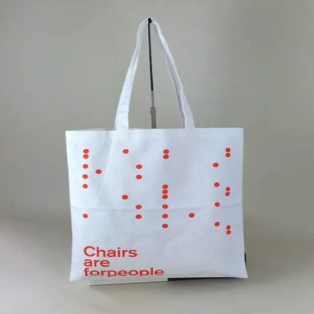 Plain Tote Bag Cotton Canvas