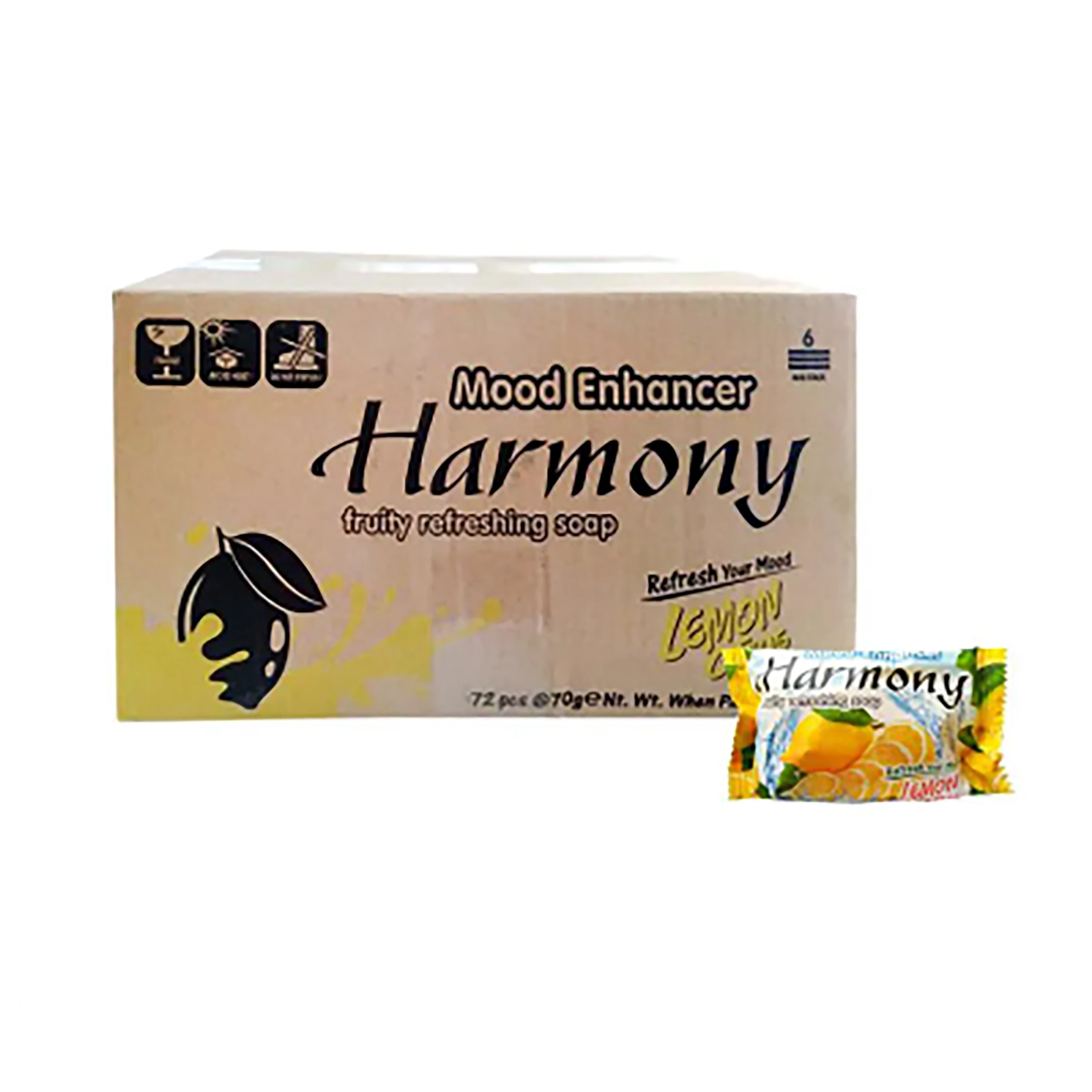 CHEAP PRICE HARMONY BAR SOAP LEMON CITURS BATH SOAP FOR BODY CARE
