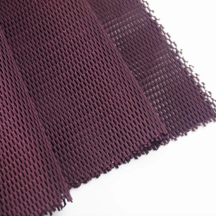 Hollow spandex jacquard mesh fishnet backpack fabric