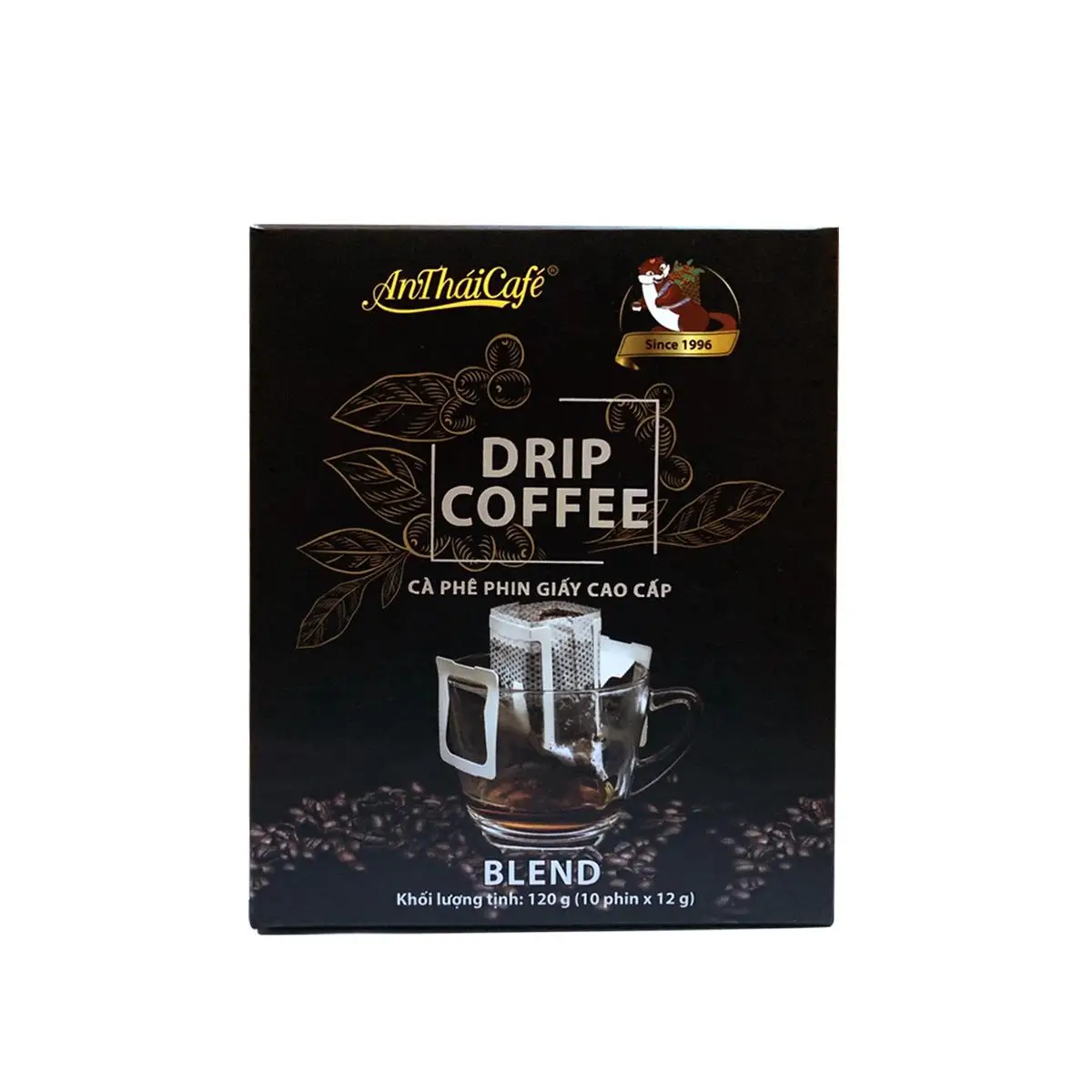 Anthaicafe  Drip Coffee Filter Bag Ground Coffee 16grams/sachets from Viet Nam coffee  Arabica Robusta cold brew