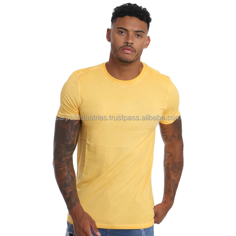 
Оптовая продажа, обтягивающая футболка из хлопка и полиэстера под заказ 